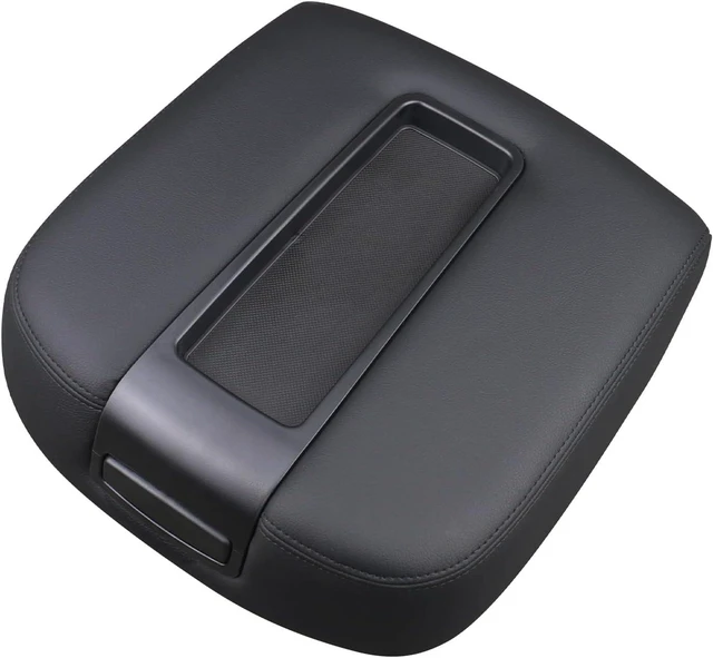 Main image of Floor Center Console Armrest Lid Assembly Black Compatible with 2007-2014 Chevrolet Chevy Avalanche Silverado Suburban Tahoe GMC Sierra Yukon XL Replaces 15217111