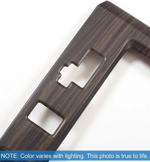 Alt view image 7 of 7 - Compatible with 2025 2026 Mazda CX 50 Hybrid Accessories, Wood-Grain Finish Center Gear Shift Panel Cover Frame for Mazda CX-50 CX 50 Hybrid