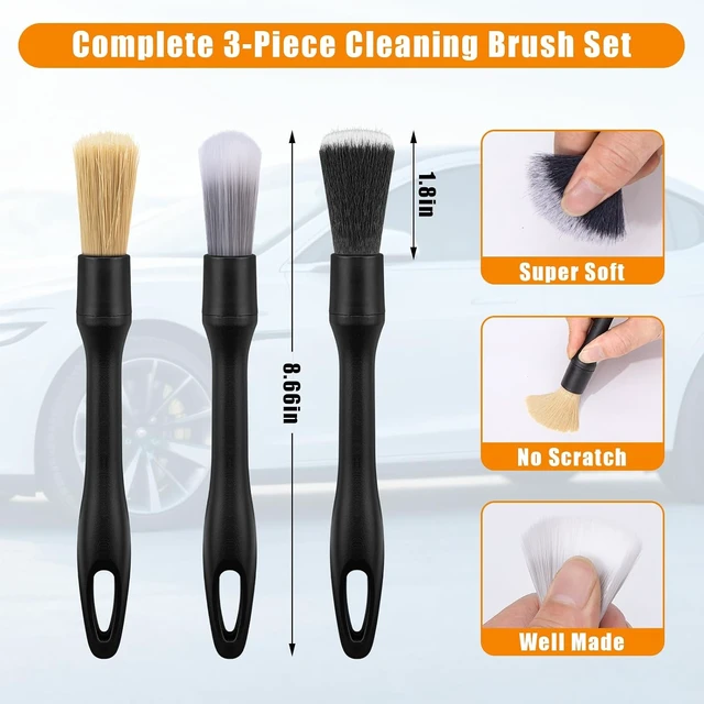 Alt view image 4 of 7 - Car Wash Detailing Kit Cleaning Set with Foam Gun Sprayer, Long-Handle Brush, Large Wash Mitt, Towels, Complete Interior & Exterior Car Washing Supply Set (Orange)
