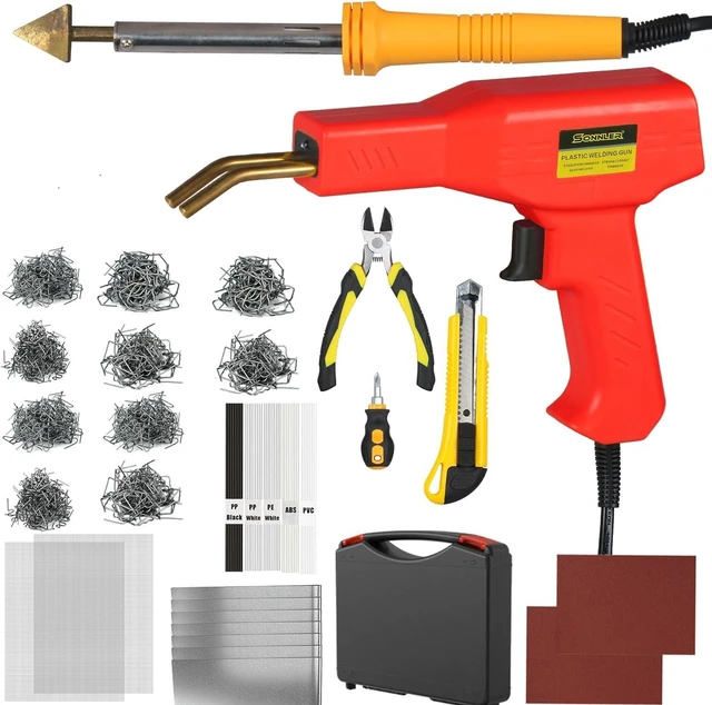 Main image of Plastic Welder,2 in 1 Plastic Welding Kit,Hot Stapler Car Bumper Repair Kit