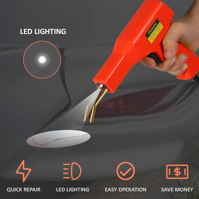 Alt view image 5 of 5 - Plastic Welder,2 in 1 Plastic Welding Kit,Hot Stapler Car Bumper Repair Kit