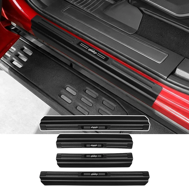 Main image of 4PCS Door Sill Protector for 2021-2026 Ford F150 Accessories