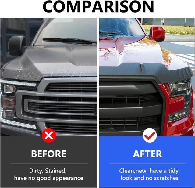 Alt view image 2 of 6 - Hood Deflector Compatible with 2015-2020 Ford F150