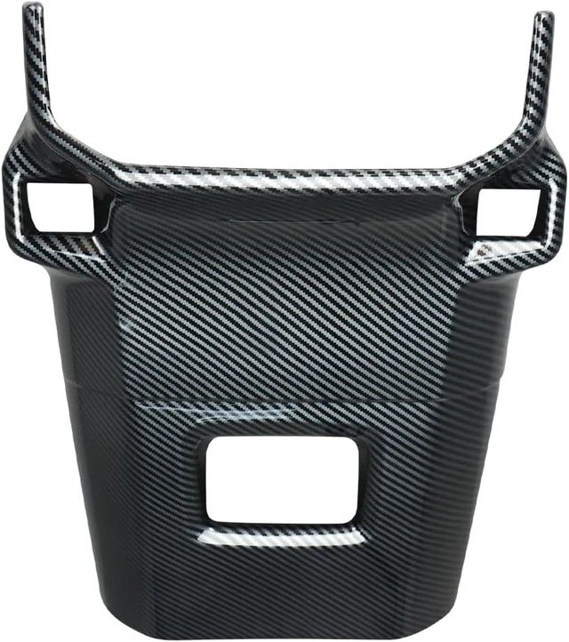 Alt view image 7 of 7 - Rear Air Vent Outlet Cover for 2026 Toyota Grand Highlander Accessories 2024 2025 Anti Kick Rear Seat Air Condition Vent Panel Frame Trim Interior Protector Sticker (ABS Carbon Fiber Style)