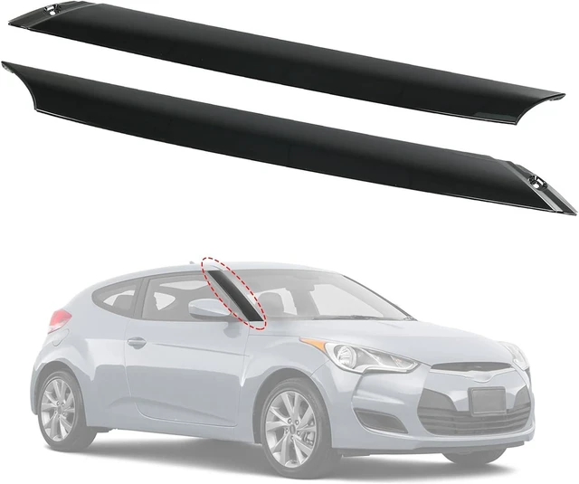Main image of A-Pillar Trim Molding Windshield Set (L&R) Replacement for Hyundai Veloster