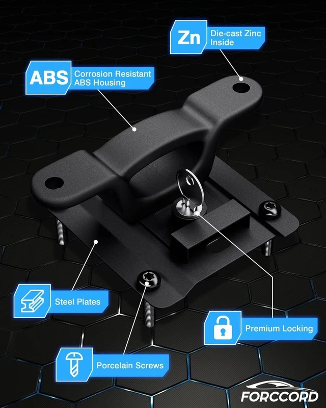 Alt view image 7 of 7 - 4-Pack Tie Down Anchors for F150 F250 F350 2015-2026
