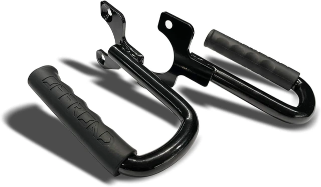 Alt view image 7 of 7 - Wrangler TJ Front Grab Handles for 1997-2006 Jeep Wrangler TJ & Unlimited - Steel,Black