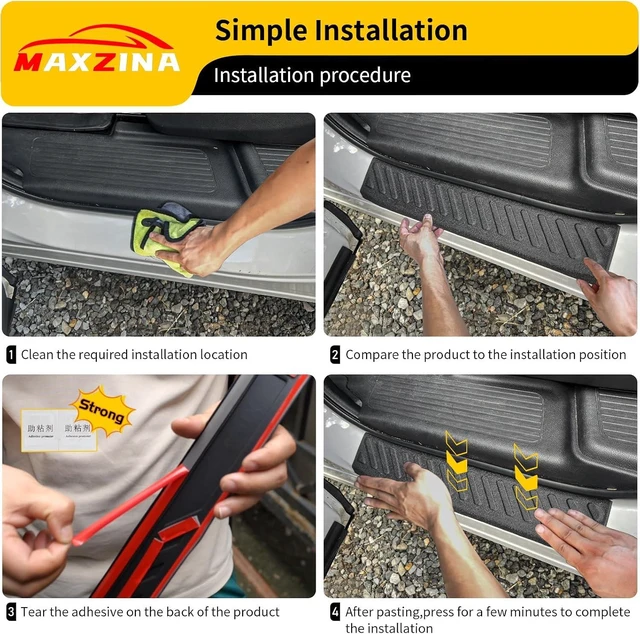 Alt view image 5 of 6 - Door Sill Protector for 2023-2025 2026 Honda Pilot & Ridgeline