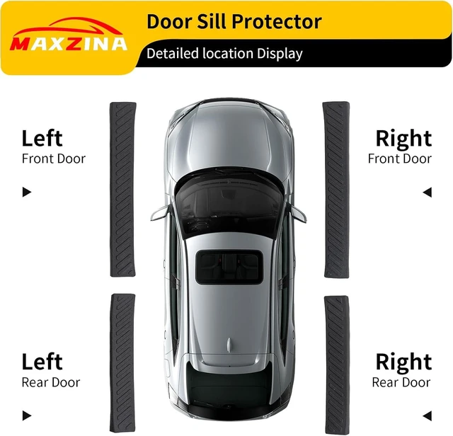 Alt view image 6 of 6 - Door Sill Protector for 2023-2025 2026 Honda Pilot & Ridgeline