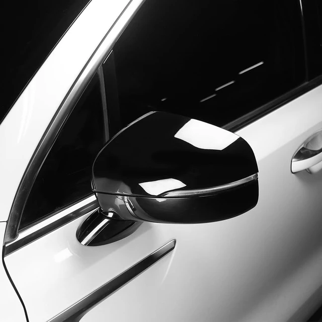 Alt view image 2 of 7 - Exterior Mirror Covers, Side Rear View Mirror Covers Trim Compatible with Kia Sorento 2021-2026 Exterior Accessories (Black)
