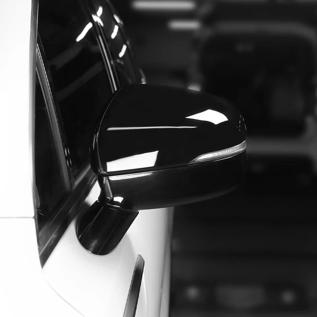 Alt view image 5 of 7 - Exterior Mirror Covers, Side Rear View Mirror Covers Trim Compatible with Kia Sorento 2021-2026 Exterior Accessories (Black)