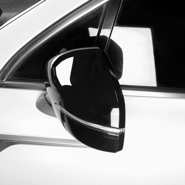 Alt view image 6 of 7 - Exterior Mirror Covers, Side Rear View Mirror Covers Trim Compatible with Kia Sorento 2021-2026 Exterior Accessories (Black)