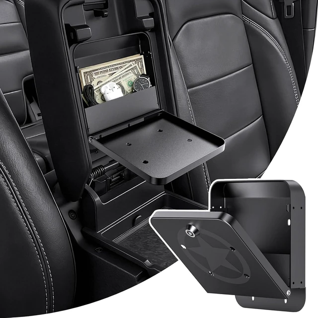 Main image of Metal Center Console Hidden Organizer for Jeep Wrangler &Gladiator