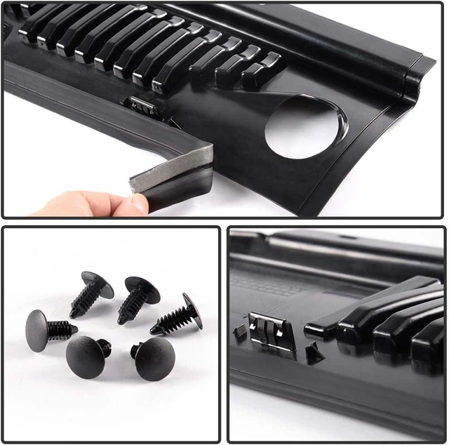 Alt view image 7 of 7 - 2PCS Windshield Wiper Cowl Fit Ford Mustang 1999-2004