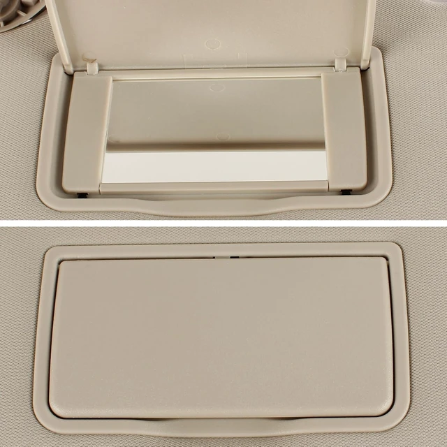 Alt view image 5 of 7 - PEVEST Sun Visor with Mirror, Without Lights - Driver & Passenger Side Gray for Honda HR-V EX-EX/LX/Sport 2016-2022