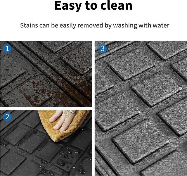 Alt view image 6 of 6 - Custom for 2021-2026 Kia Seltos Cargo Mats Trunk Liner All Weather TPE Protection Mat Accessories (for 2021-2026 Kia Seltos)