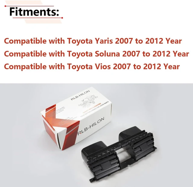 Alt view image 2 of 7 - Air Vent Compatible with Toyota Yaris Soluna Vios