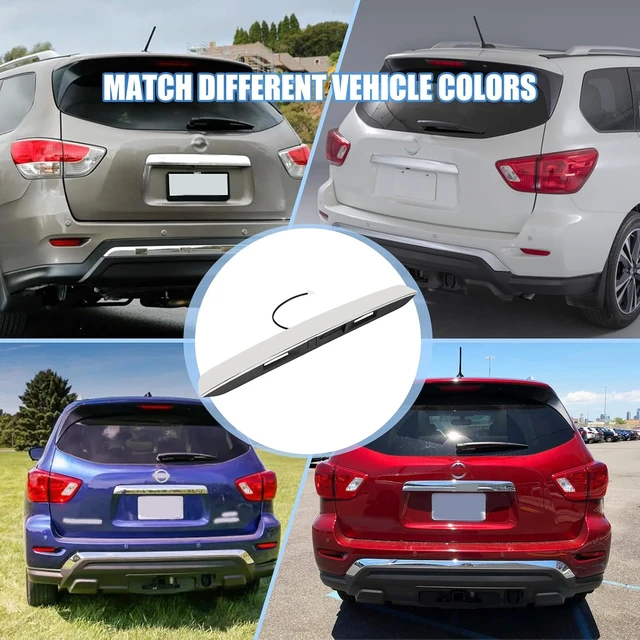 Alt view image 6 of 7 - 90810-9PG0A Chrome Tailgate Liftgate Handle for 13-19 Nissan Pathfinder
