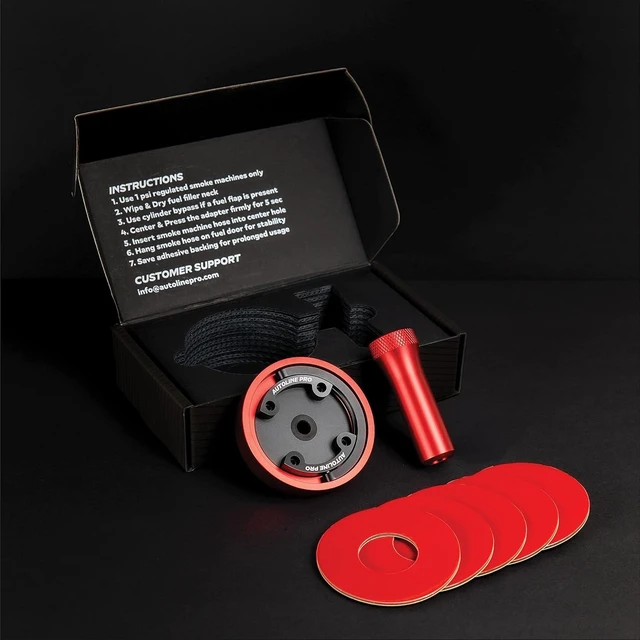 Alt view image 6 of 6 - Universal Gas Cap Adapter For Easy EVAP Leak Testing - Includes Fuel Flap Bypass Opener Cylinder - For Automotive Smoke Machine Leak Detector