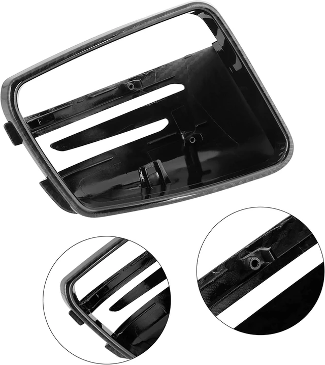 Alt view image 5 of 6 - Pair New Exterior Rear View Mirror Housing Door Wing Mirror Covering Cap Carbon Fiber Pattern for Mercedes Benz a B C E GLA Class W204 W212