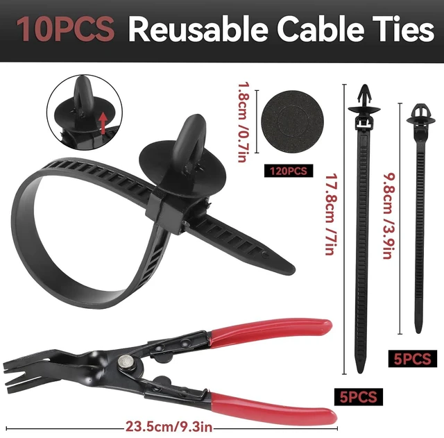 Alt view image 4 of 7 - 2080PCS Auto Retainer Clips Kit with Fastener Plier, Trim Removal Tools and 3-Layer Organizer Box, 33 Most Common Push Rivets for Car Bumper, Fender, Door Panel and Interior Repair