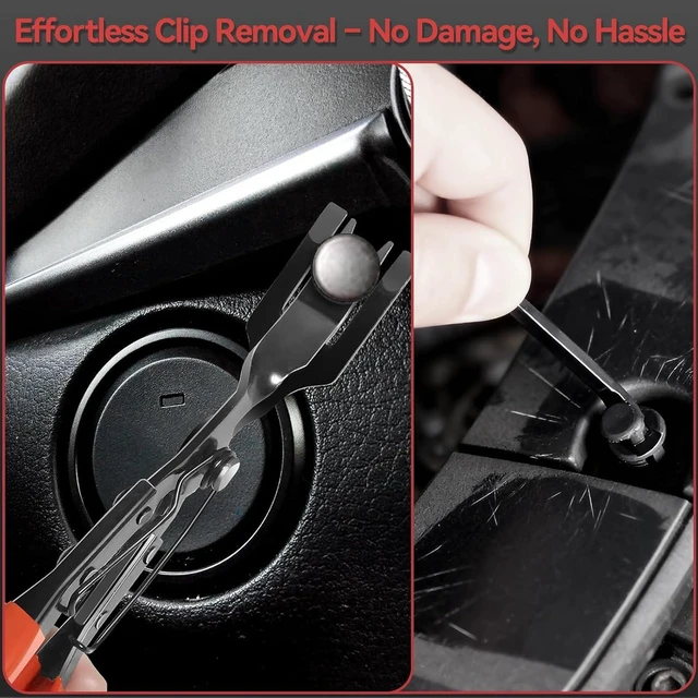 Alt view image 7 of 7 - 2080PCS Auto Retainer Clips Kit with Fastener Plier, Trim Removal Tools and 3-Layer Organizer Box, 33 Most Common Push Rivets for Car Bumper, Fender, Door Panel and Interior Repair