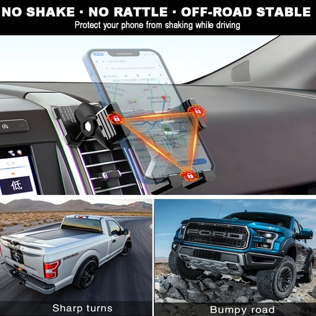 Alt view image 3 of 7 - Aluminum Vent Phone Mount Compatible with Ford F150 (2021-2026)