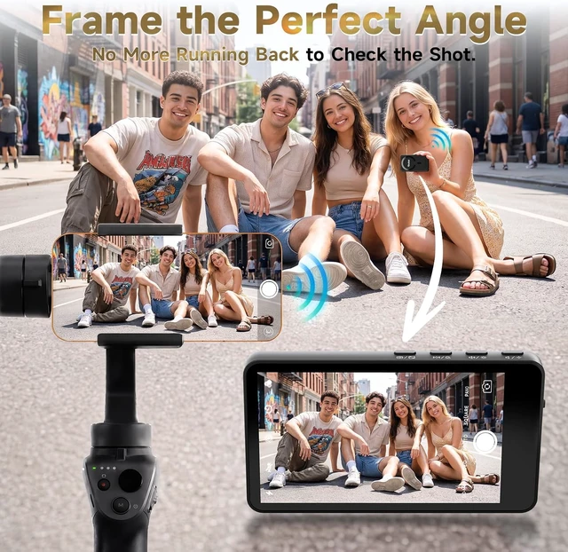 Alt view image 2 of 7 - M4 Selfie Monitor Screen for iPhone 17 Series, Vlog Screen Mirroring