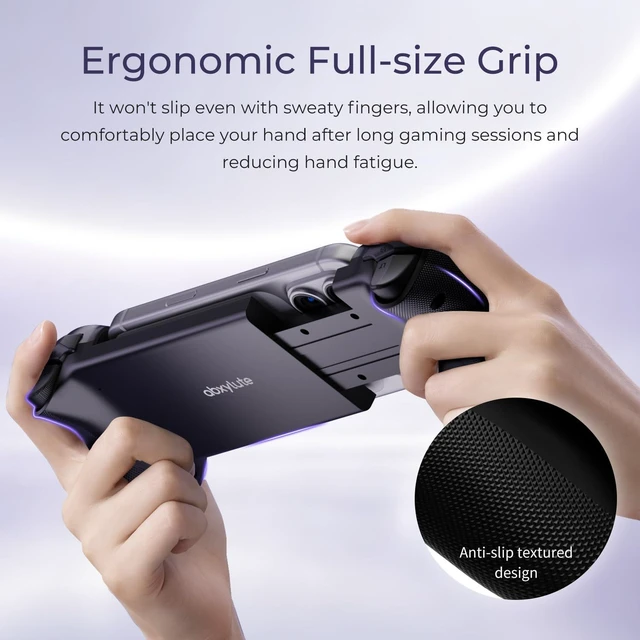 Alt view image 3 of 7 - S8 Lite Type-C Mobile Gaming Controller for iPhone 18 Pro Max/iPhone Duo, iPhone15/16/17, iPad Mini 6/7 Android Phones Tablets, Portable Gamepad with Hall Joystick, Hall Trigger, Customizable