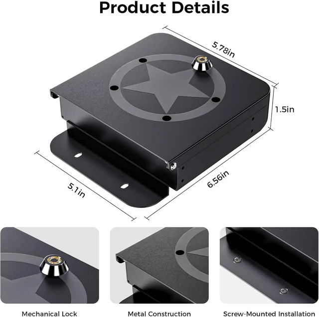 Alt view image 7 of 7 - Metal Center Console Hidden Organizer for Jeep Wrangler &Gladiator