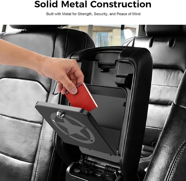 Alt view image 6 of 7 - Metal Center Console Hidden Organizer for Jeep Wrangler &Gladiator