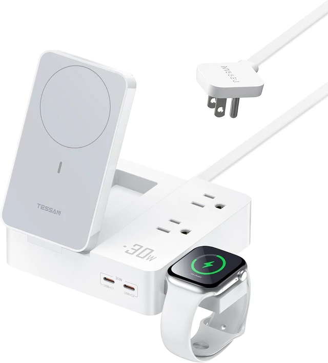 Main image of Magic 30W Charging Station USB Phone Charger with Wireless Charging
