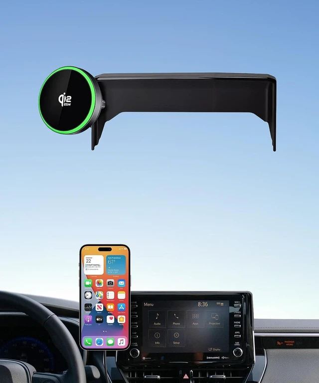 Main image of Qi2.2 25W Wireless Charger Car Phone Mount for Toyota Corolla 2020-2026
