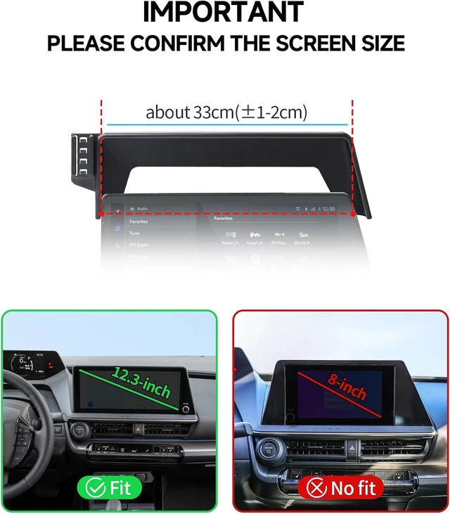 Alt view image 3 of 7 - Qi2.2 25W Wireless Charger Car Phone Mount for Toyota Prius 2023-2026