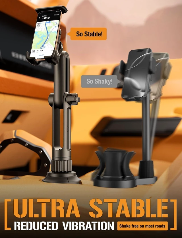 Alt view image 5 of 7 - Talon Boom 2.0 Cup Holder Tablet Mount for Car, Truck & RVs