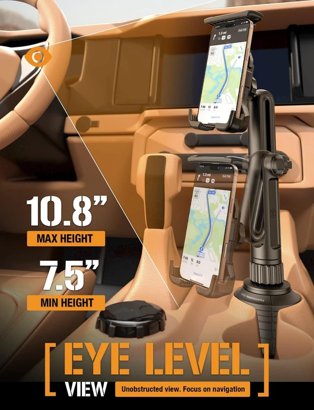 Alt view image 7 of 7 - Talon Boom 2.0 Cup Holder Tablet Mount for Car, Truck & RVs