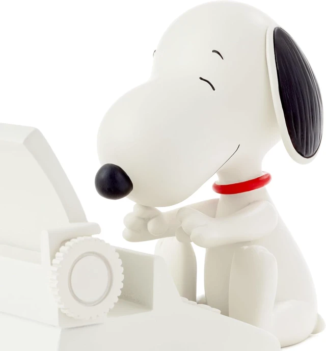 Alt view image 6 of 6 - Peanuts Snoopy Cell Phone Holder (Typewriter) Office Supplies