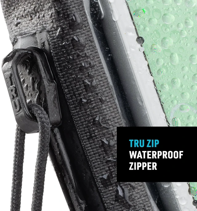 Alt view image 3 of 7 - Runoff Waterproof Phone Case with TRU Zip Technology - IP67 Waterproof Phone Case & Lanyard - Poolside & Beach Accessories for Cell Phone - Charcoal