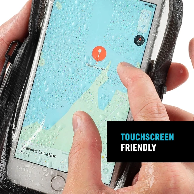 Alt view image 4 of 7 - Runoff Waterproof Phone Case with TRU Zip Technology - IP67 Waterproof Phone Case & Lanyard - Poolside & Beach Accessories for Cell Phone - Charcoal