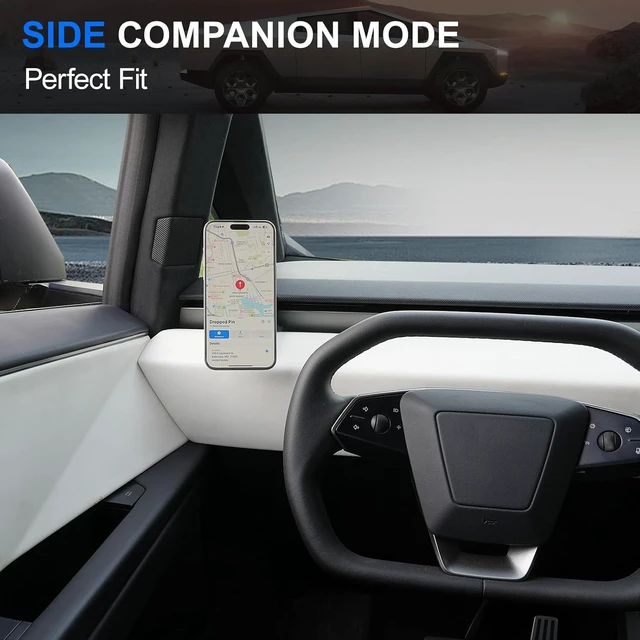Alt view image 3 of 7 - Magnetic Phone Mount for 2024-2026 Tesla Cybertruck Accessories