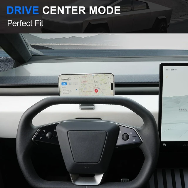 Alt view image 4 of 7 - Magnetic Phone Mount for 2024-2026 Tesla Cybertruck Accessories