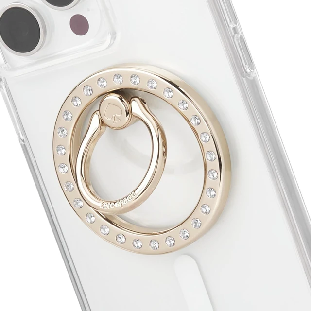 Main image of Magnetic Phone Ring Grip with Stand - Set in Stone