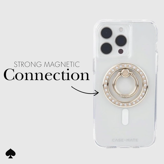 Alt view image 7 of 7 - Magnetic Phone Ring Grip with Stand - Set in Stone