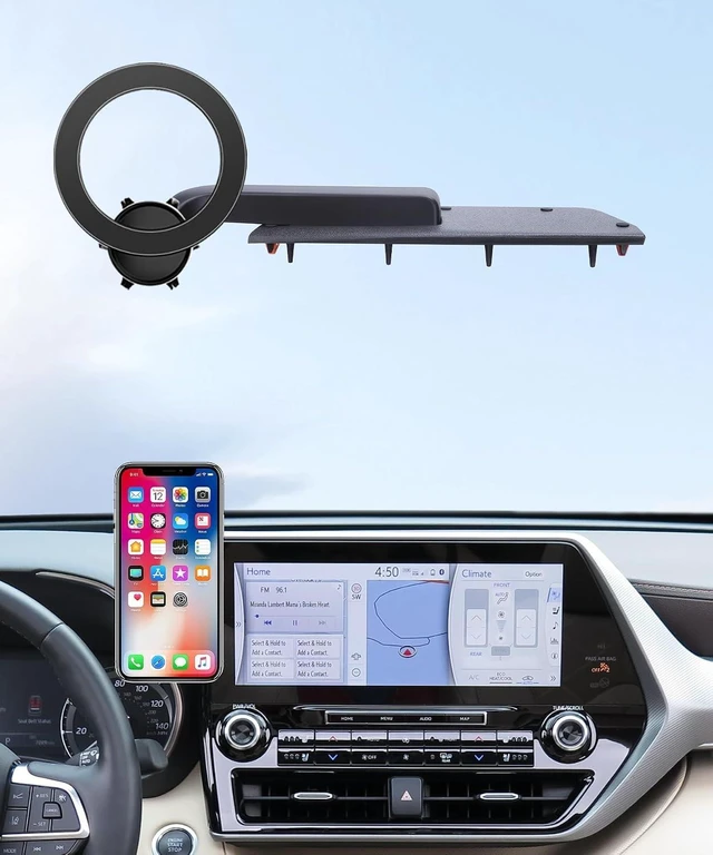 Main image of Car Phone Holder for Toyota Highlander 2020-2026 Magsafe Mount Accessories