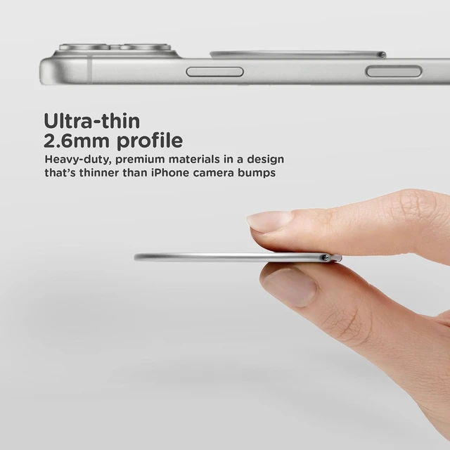 Alt view image 2 of 7 - Low-Pro Grip for MagSafe, Thin Profile- Orange