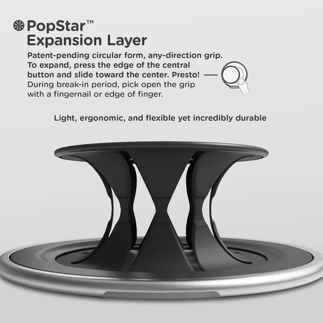 Alt view image 7 of 7 - Low-Pro Grip for MagSafe, Thin Profile- Orange