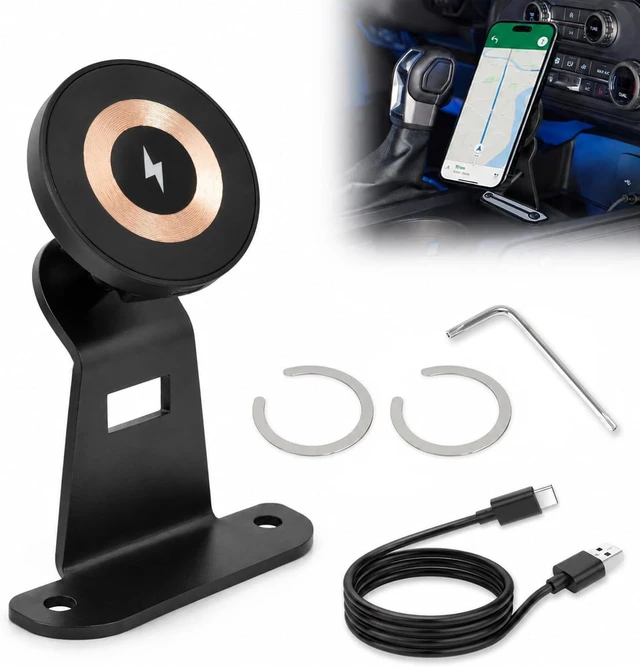 Main image of Wireless Charger Phone Mount Fit for Ford Bronco 2021-2026