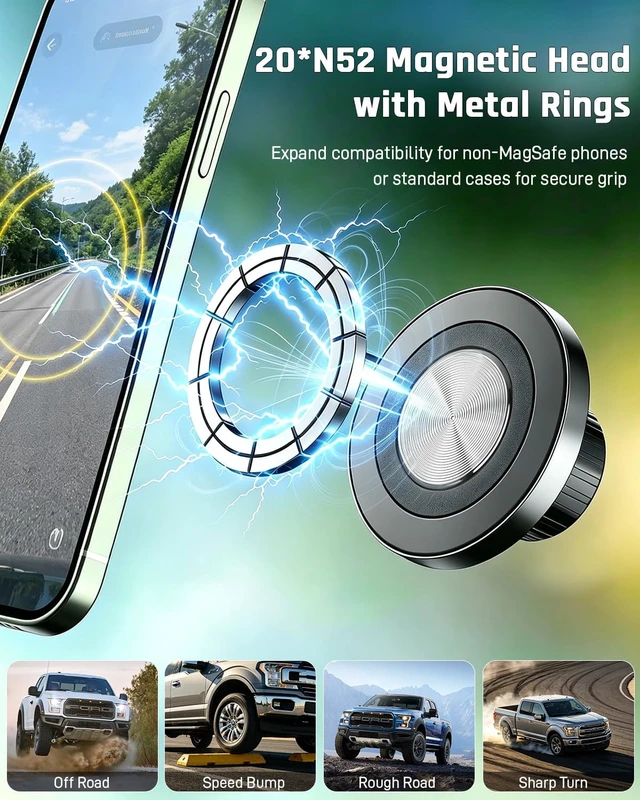 Alt view image 2 of 7 - Car Vent Phone Holder for Ford F150 2015-2020 & Super Duty 2017-2021