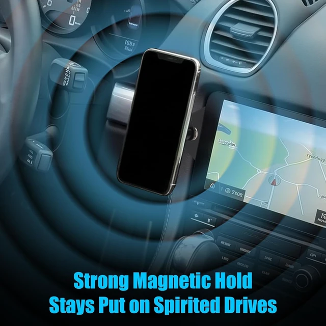 Alt view image 4 of 7 - Magnetic Phone Mount for Porsche 981 991 718