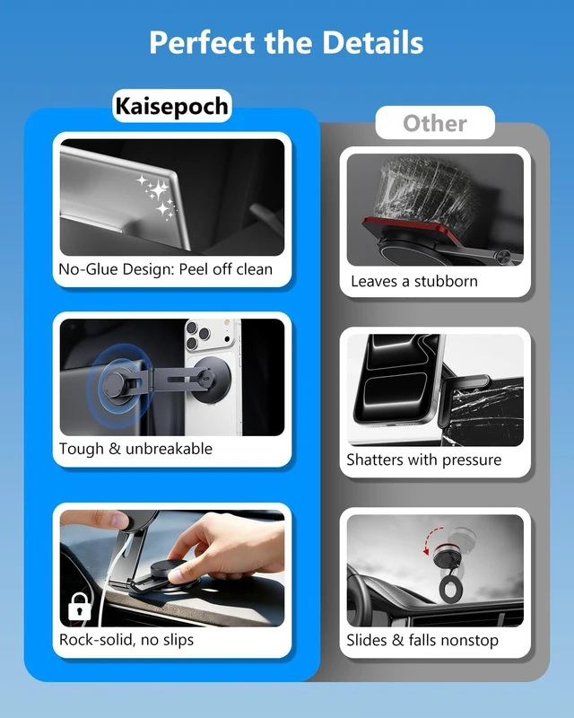 Alt view image 4 of 7 - Tesla Phone Mount Charger: 15W Wireless Car Phone Holder Tesla Model 3/Y AccessoriesStrongest N52 Magnet + 360° Adjustable + Foldable Design Car Mount for Magsafe iPhone & Android